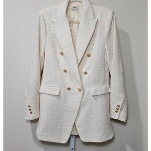 Jason Wu Cream Tweed Blazer